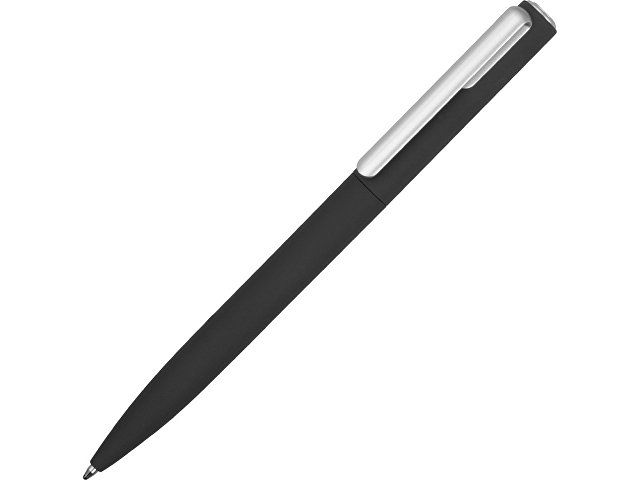Ручка шариковая пластиковая "Bon" с покрытием soft touch, черный