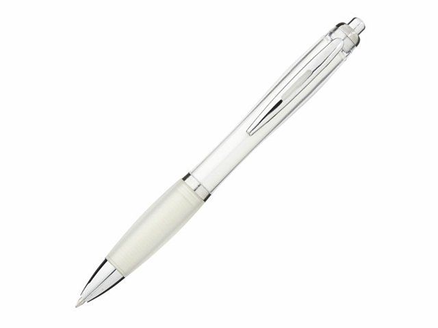Ручка шариковая "Nash", белый прозрачный, черные чернила