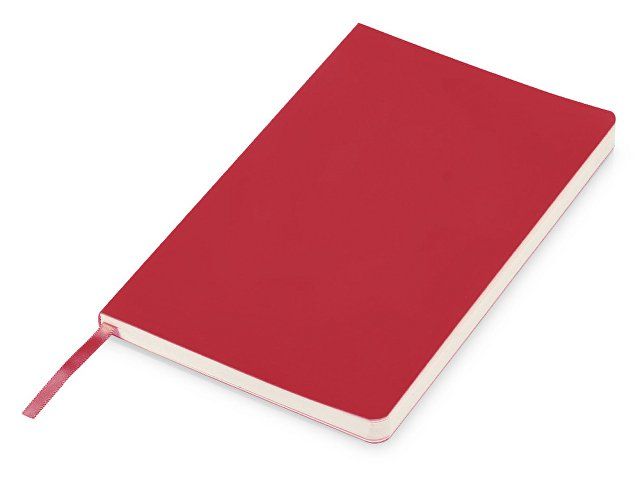 Блокнот "Softy 2.0", гибкая обложка A5, 80 листов, красный