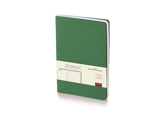 Блокнот А5 «Megapolis Flex» soft-touch, зеленый