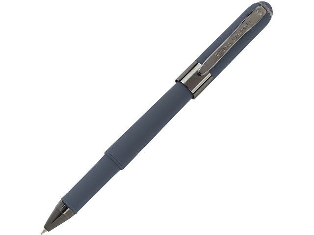 Ручка пластиковая шариковая «Monaco», 0,5мм, синие чернила, графит/вороненая сталь