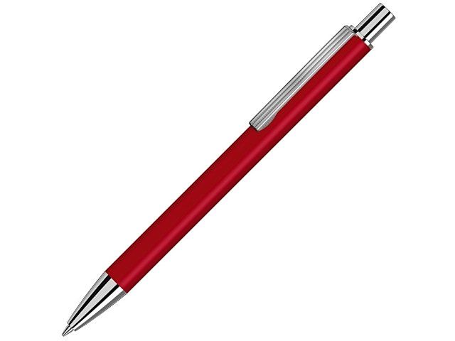 Металлическая автоматическая шариковая ручка "Groove", красный