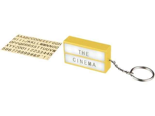 Брелок - фонарик Cinema, желтый