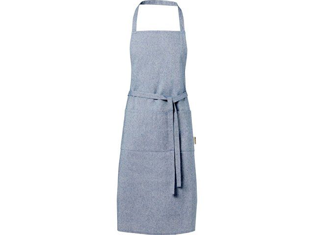 Pheebs 200 g/m² recycled cotton apron, синий