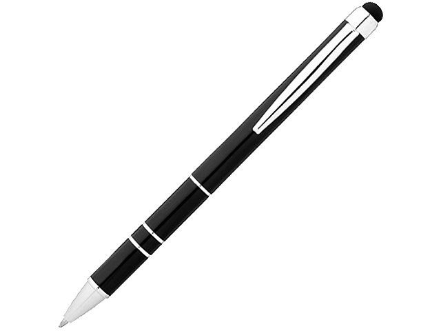 Ручка-стилус шариковая "Charleston", черный, синие чернила