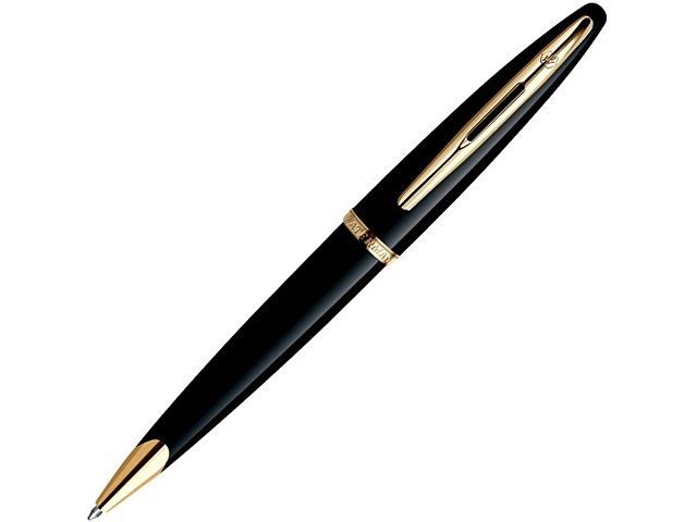 Ручка шариковая Waterman «Carene Black GT M», черный/золотистый