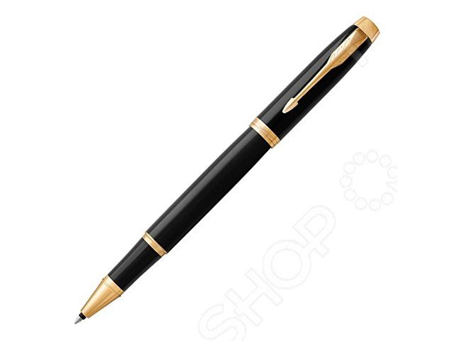 Ручка роллер «Parker IM Core Black GT», черный/золотистый
