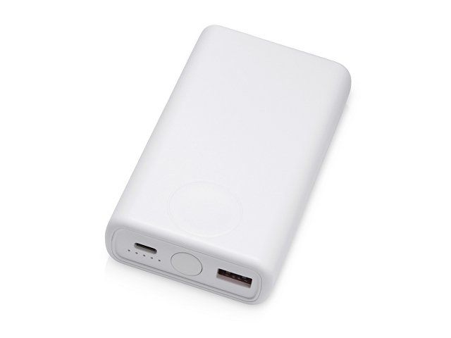 Внешний беспроводной аккумулятор 2-в-1 с функцией зарядки Apple Watch, QC/PD «AtomIQ», 10000 мАч, белый