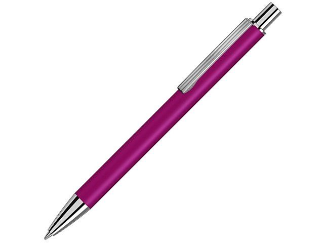 Металлическая автоматическая шариковая ручка "Groove", розовый