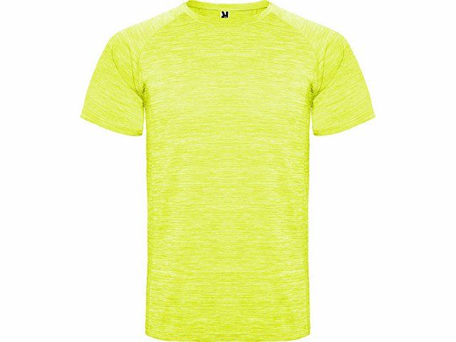 Спортивная футболка "Austin" детская, меланжевый неоновый желтый