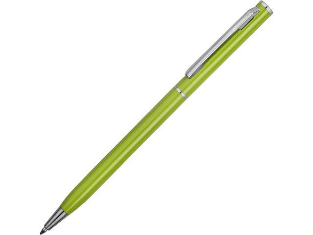 Ручка металлическая шариковая "Атриум", зеленое яблоко