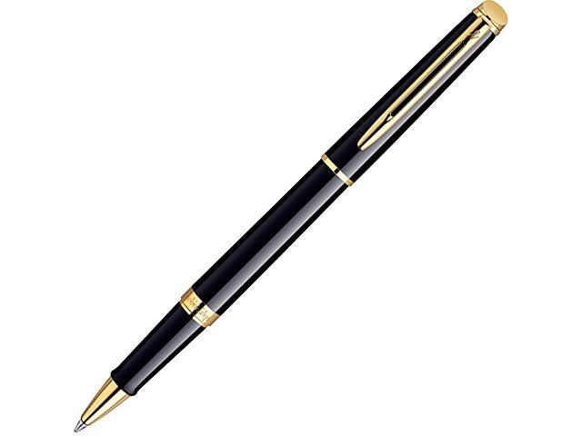 Ручка роллер Waterman «Hemisphere Mars Black GT F», черный/золотистый