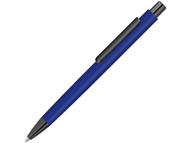 Металлическая шариковая ручка soft touch "Ellipse gum", синий