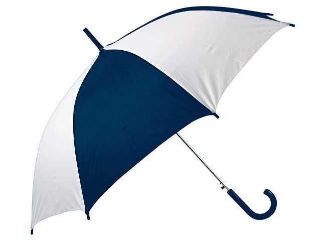 Зонт-трость "Тилос", синий/белый