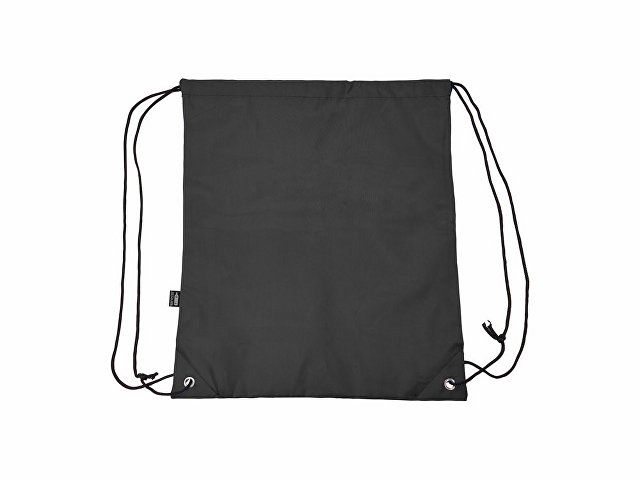 Рюкзак-мешок LARUS из мягкого материала RPET, черный