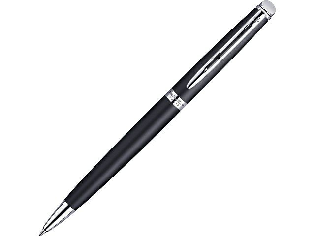 Ручка шариковая Waterman «Hemisphere Matt Black CT M», черный матовый/серебристый