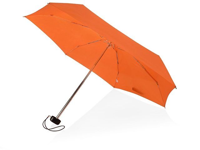 Зонт складной "Stella", механический 18", оранжевый (Р)