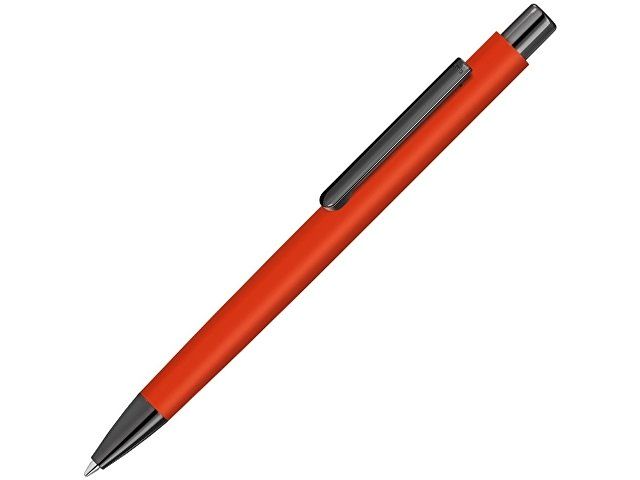 Металлическая шариковая ручка soft touch "Ellipse gum", оранжевый