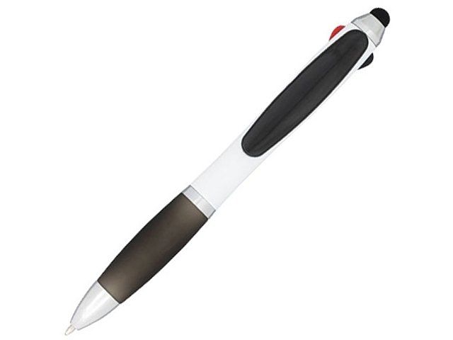 Шариковая ручка Nash «4 в 1», белый/черный