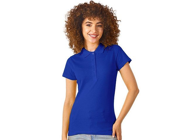 Рубашка поло "First 2.0" женская, классический синий