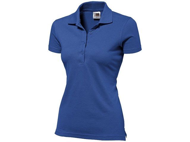 Рубашка поло "First" женская, классический синий