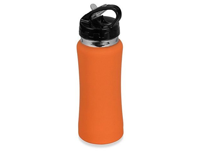 Бутылка спортивная "Коста-Рика" 600мл, оранжевый (P)