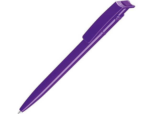 Ручка шариковая пластиковая "RECYCLED PET PEN", синий, 1 мм, фиолетовый