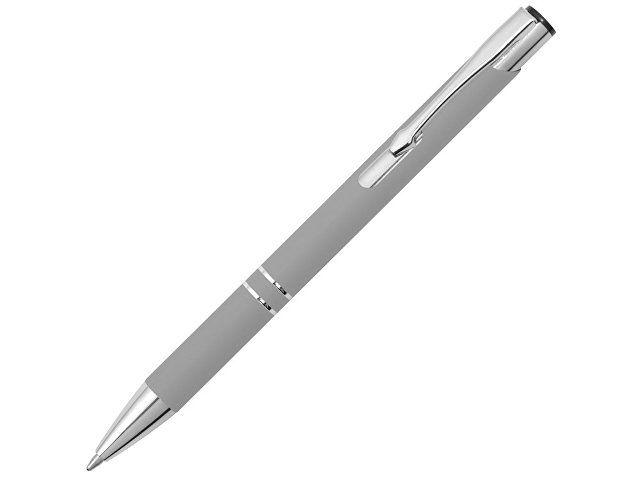 Ручка металлическая шариковая "Legend Gum" софт-тач, серый