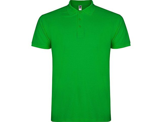 Рубашка поло "Star" мужская, травянисто-зеленый