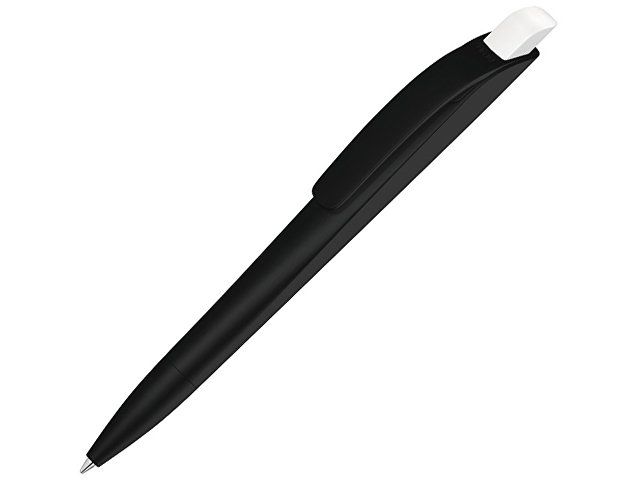 Ручка шариковая пластиковая "Stream", черный/белый