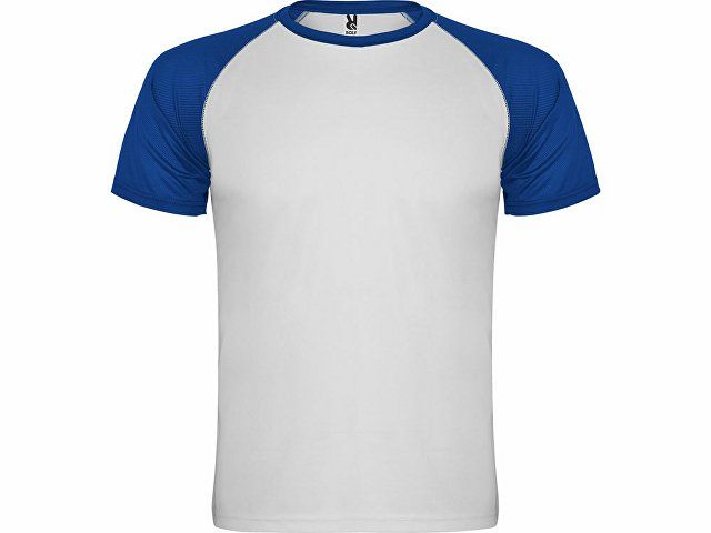 Спортивная футболка "Indianapolis" мужская, белый/королевский синий