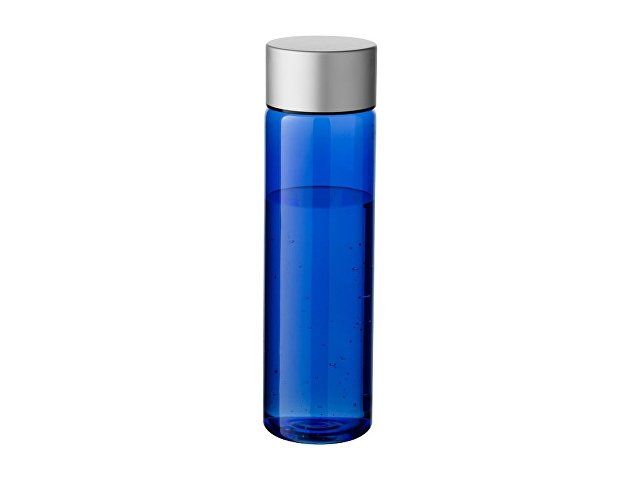 Бутылка "Fox" 900мл, синий прозрачный/серебристый
