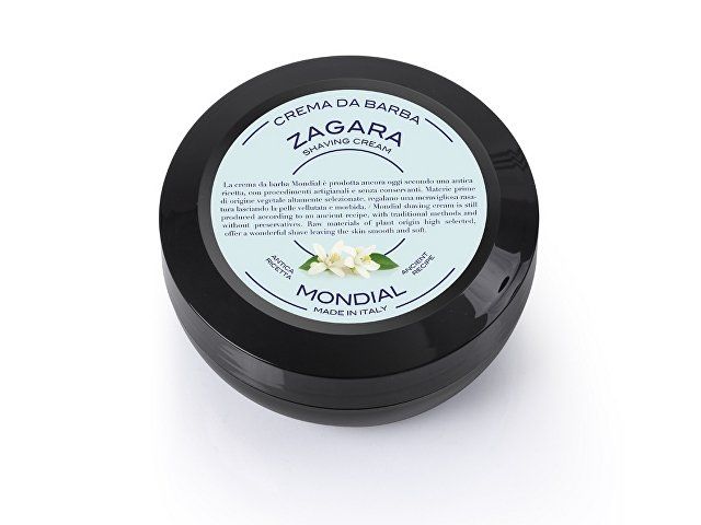 Крем для бритья Mondial "ZAGARA" с ароматом флёрдоранжа, пластиковая чаша, 75 мл