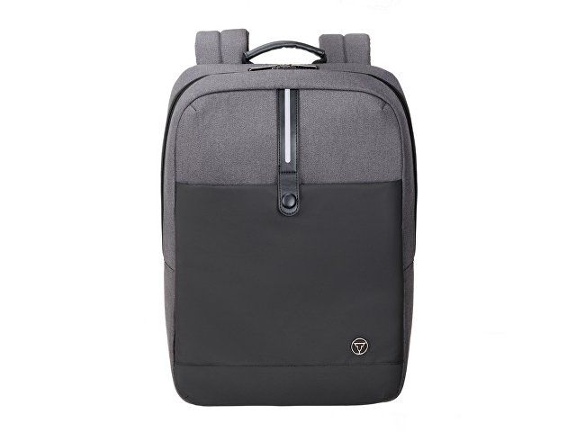 Рюкзак TORBER VECTOR с отделением для ноутбука 14,1", черный/серый, нейлон, 32 х 10 х 43 см, 13л