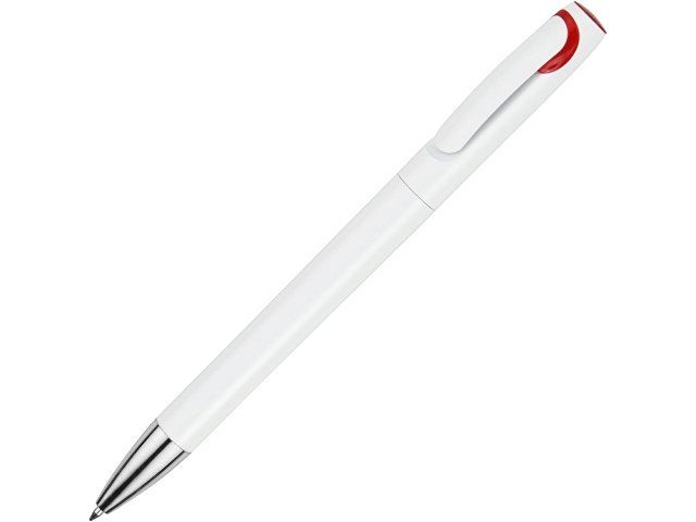 Ручка шариковая "Локи", белый/красный