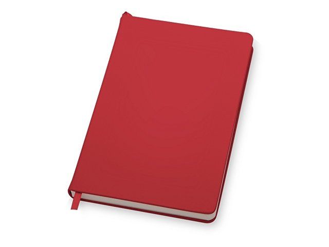 Бизнес-блокнот "С3" софт-тач с магнитом, твердая обложка, 128 листов, красный