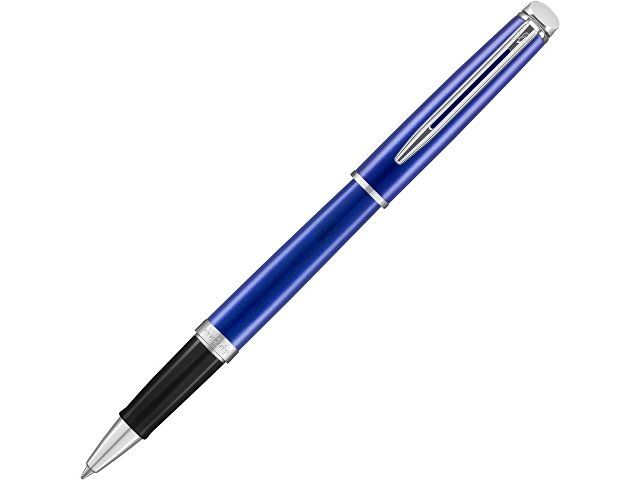 Ручка роллер Waterman «Hemisphere Bright Blue CT F», синий/серебристый
