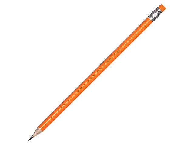 Трехгранный карандаш "Графит 3D", оранжевый
