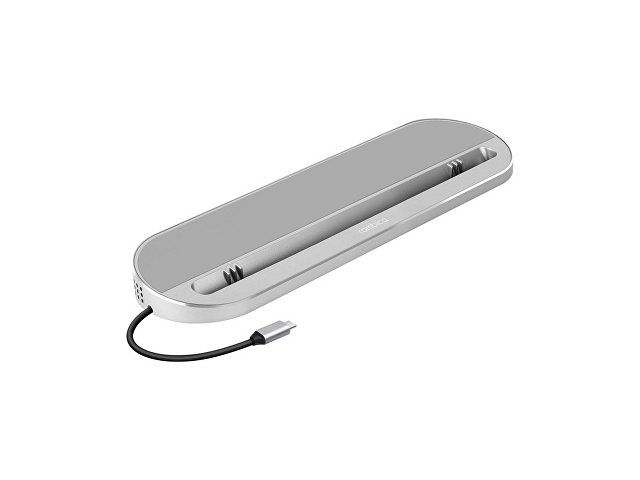 Хаб USB Type-C 3.0 для ноутбуков «Falcon», серый