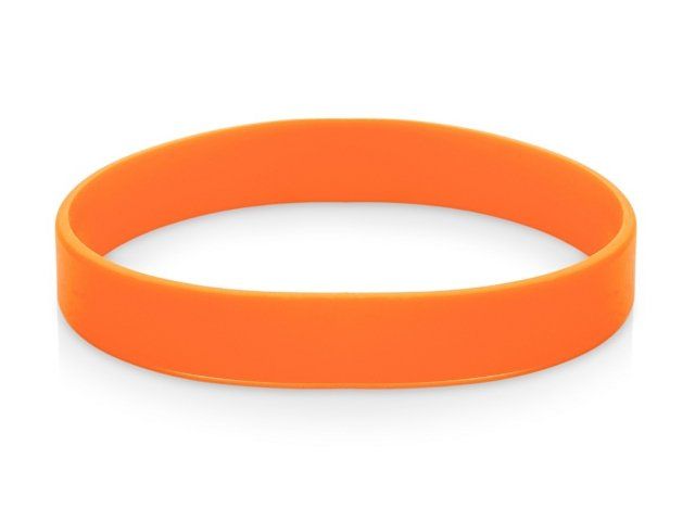 Силиконовый браслет "Forest" 202*12 мм, оранжевый