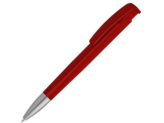 Шариковая ручка с геометричным корпусом из пластика "Lineo SI", красный