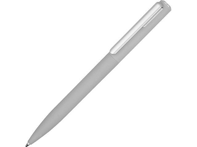 Ручка шариковая пластиковая "Bon" с покрытием soft touch, серый