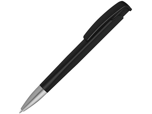 Шариковая ручка с геометричным корпусом из пластика "Lineo SI", черный