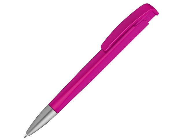 Шариковая ручка с геометричным корпусом из пластика "Lineo SI", розовый