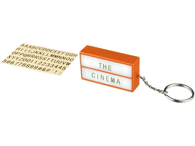 Брелок - фонарик Cinema, оранжевый