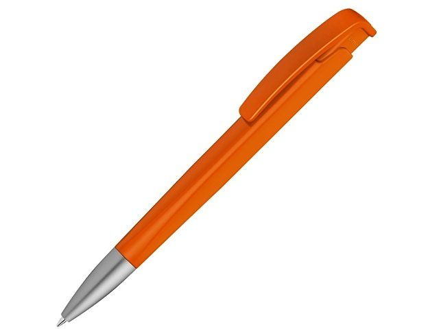 Шариковая ручка с геометричным корпусом из пластика "Lineo SI", оранжевый