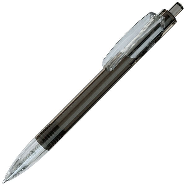 TRIS LX, ручка шариковая, прозрачный серый/прозрачный белый, пластик