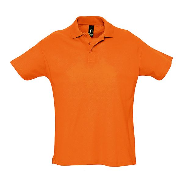 Рубашка поло мужская SUMMER II, оранжевый, S, 100% хлопок, 170 г/м2
