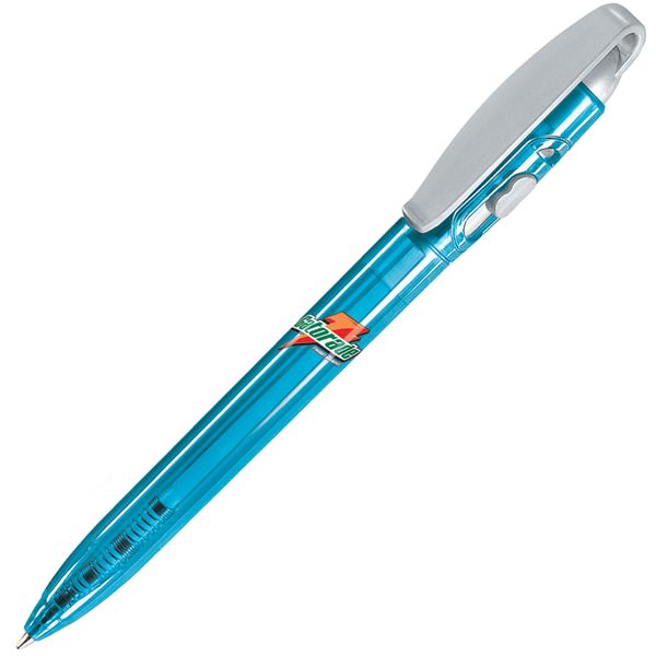 X-3 LX, ручка шариковая, прозрачный голубой/серый, пластик