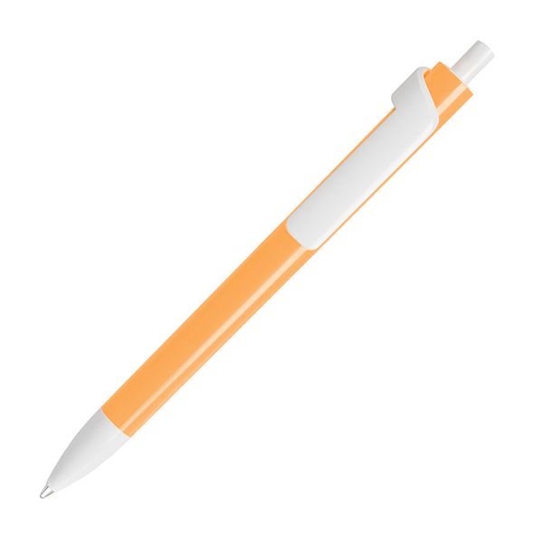 FORTE NEON, ручка шариковая, неоновый оранжевый/белый, пластик